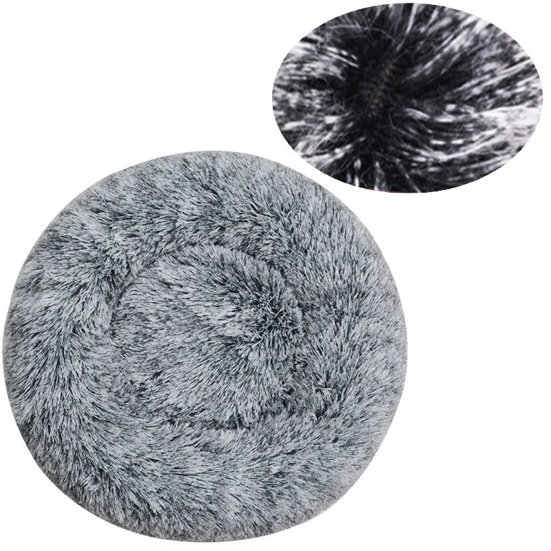 Cama Redonda para Cães, Cama Quente de Inverno para Gatos, Cesto de Pelúcia para Cães, Cama Lavável para Pequenos, Médios e Grandes Cães, Sofá para Gatos