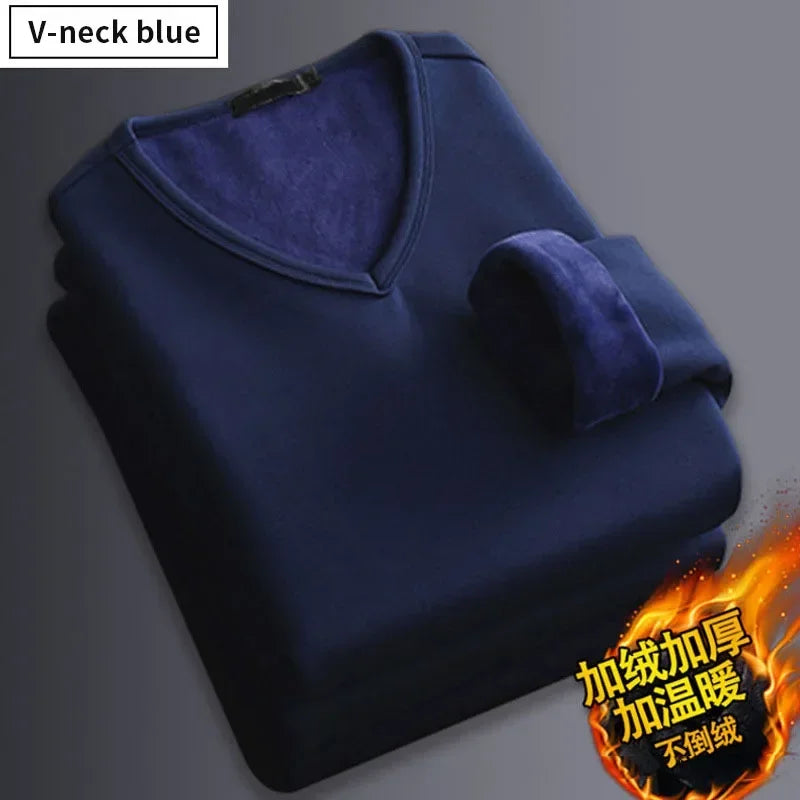 Camiseta Aveludada Masculina — Quentinha e Estilosa para o Inverno