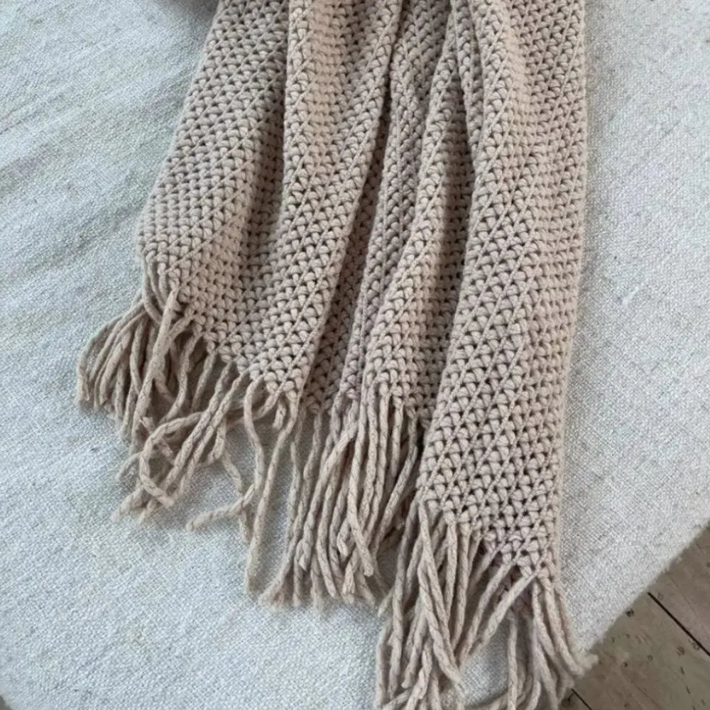 Cable Knit Khaki Throw Blanket Lightweight Knitted Jacquard Throw Blanket for Couch, Sofa, Bed, Chair, Cozy Texture Farmhouse