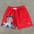 European and American men's summer Statue of Liberty print...