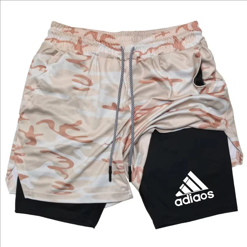 Men's compression shorts running training sports shorts summer gym...