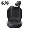 Fones de ouvido sem fio QCY Buds TWS Bluetooth 5.3 Driver Dinâmico de 10mm Cancelamento de Ruído do Vento AI Baixa Latência de 0,68S Fone de ouvido 35H