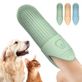 Cachorro Toothbrush, 360° Limpeza Finger Toothbrush para Dogs,...
