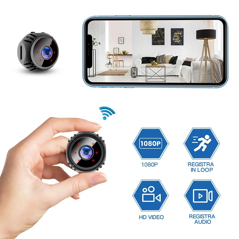 Nova Câmera 2026 - HD 1080P - Controle Remoto Sem Fio para Exterior
