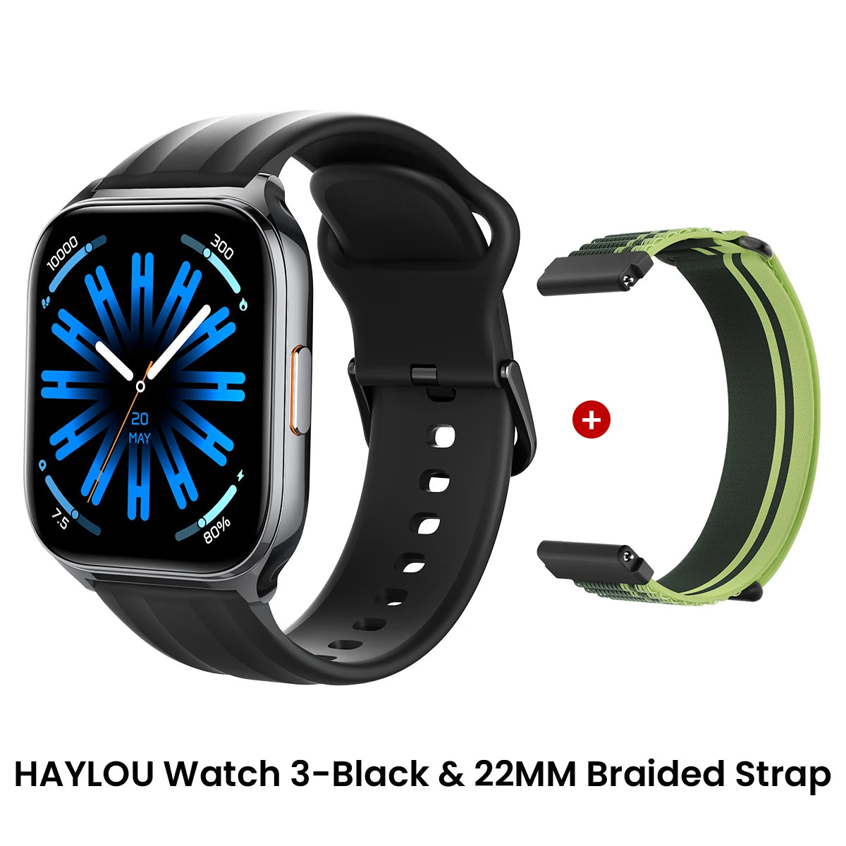HAYLOU Watch 3 AMOLED 1.85 Voice Calling 150+ Sports 1ATM