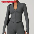 Jaqueta Cropped com Zíper Feminina — Estilo e Praticidade no Treino