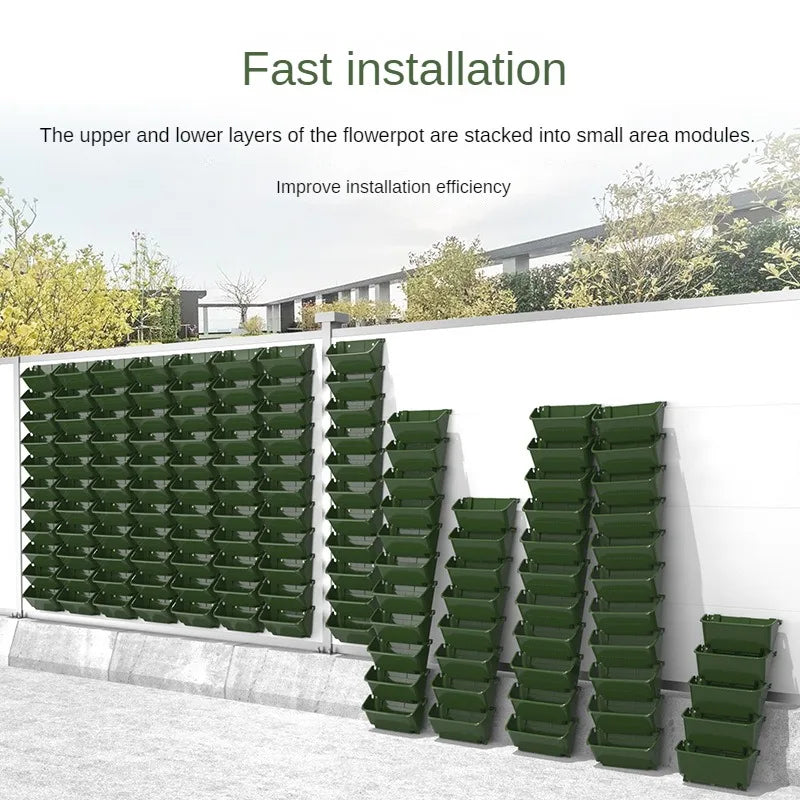 Garden Plant Walls Flower Pots