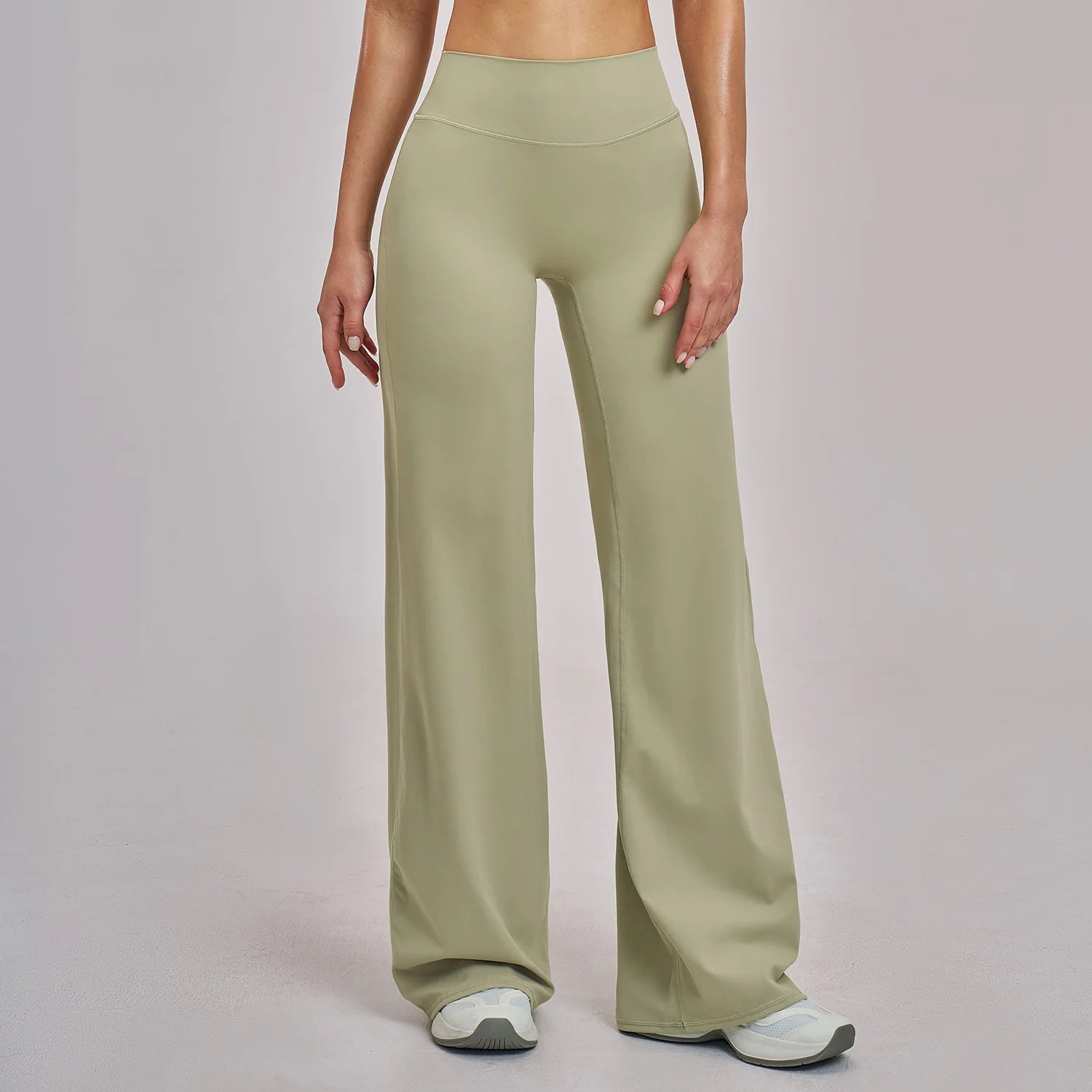 Gym Flared Pants Leggings Workout Woman ECO High Waist Butt Lifting Yoga Trousers Pilates Dance Fitness Bell-Bottom Pants