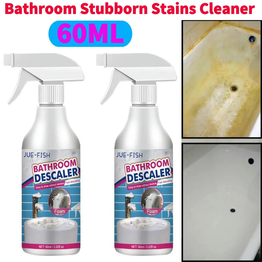 1/2 Pçs Limpador de Manchas Difíceis para Banheiro em Spray Remove Rapidamente Manchas Difíceis Poderoso Removedor de Manchas para Banheira Vaso Sanitário