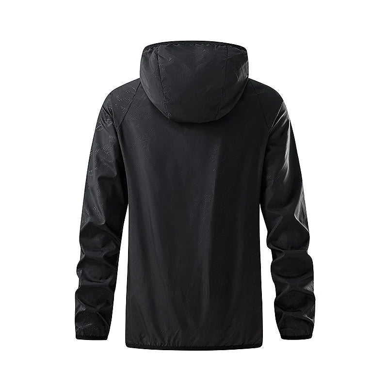 JNLN Jaquetas Unissex para Caminhada Impermeável Proteção Solar Corta-Vento Masculino Feminino Acampamento Escalada Ao Ar Livre Capa de Chuva Roupas Portáteis