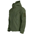 Jaquetas Militares Masculinas Soft Shell Shark Skin Táticas Corta-vento Impermeáveis Jaquetas Masculinas de Combate Casacos Bomber Masculinos com Capuz