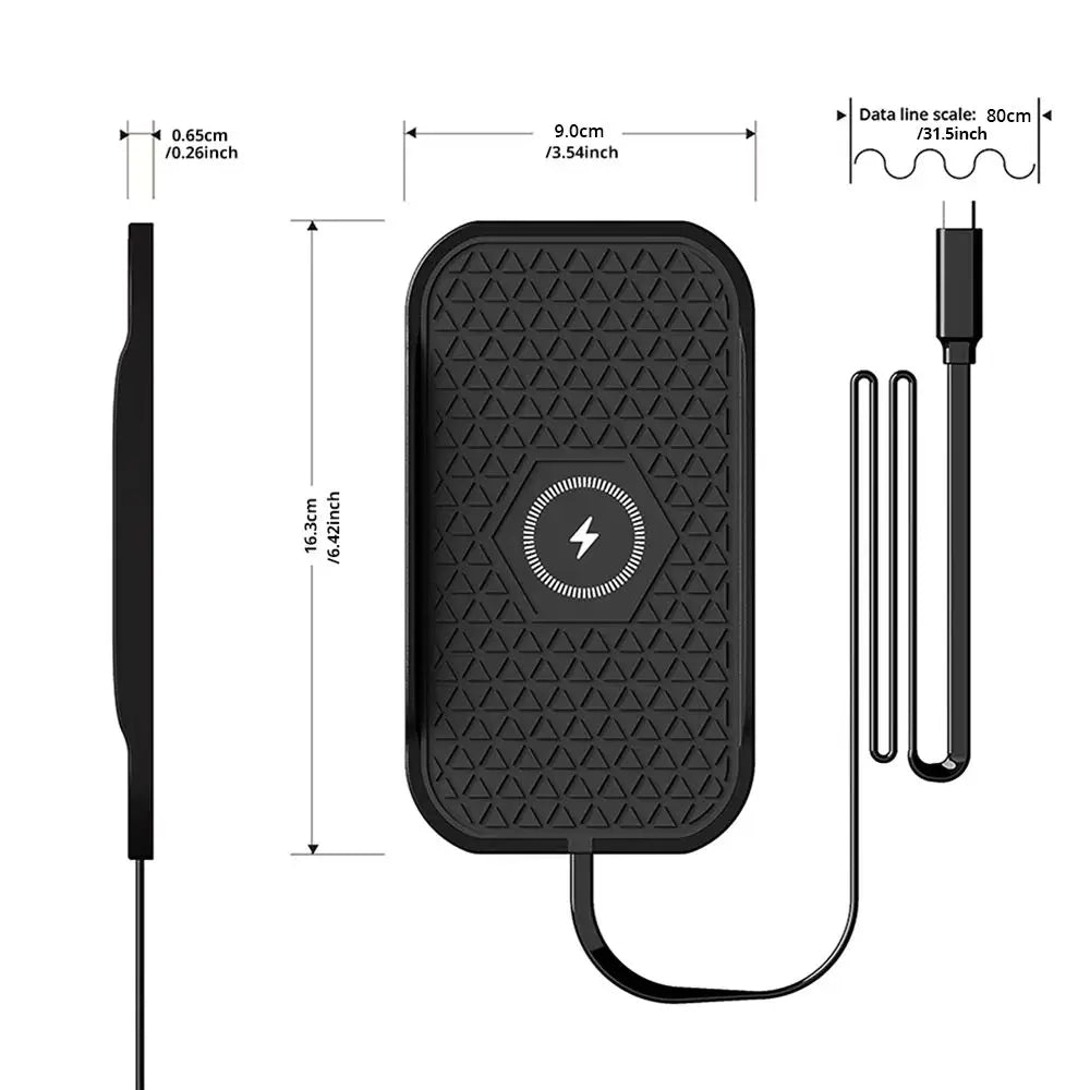 WonderNest Silicone Car Wireless Charger iPhone 11-17