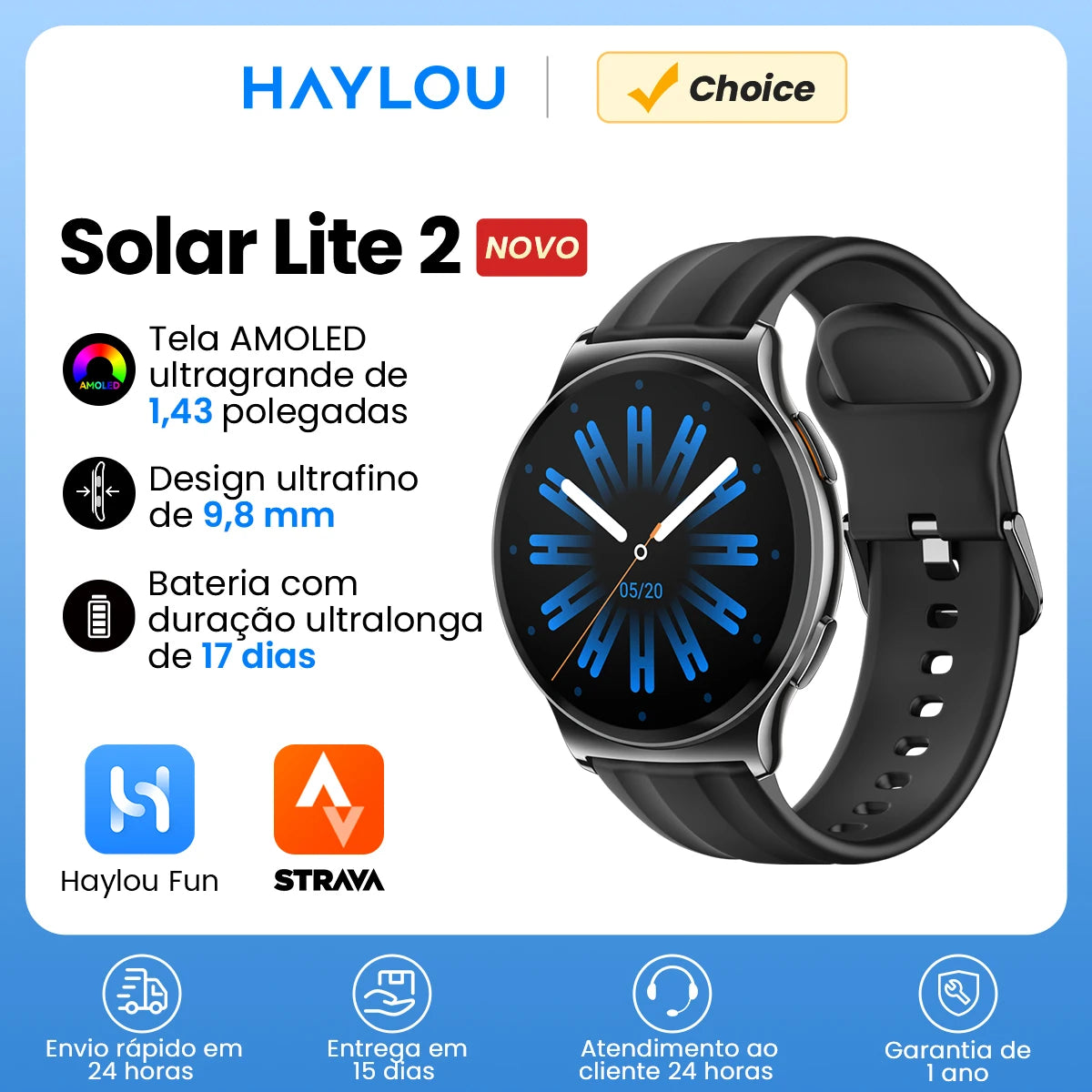 Haylou Solar Lite Smartwatch