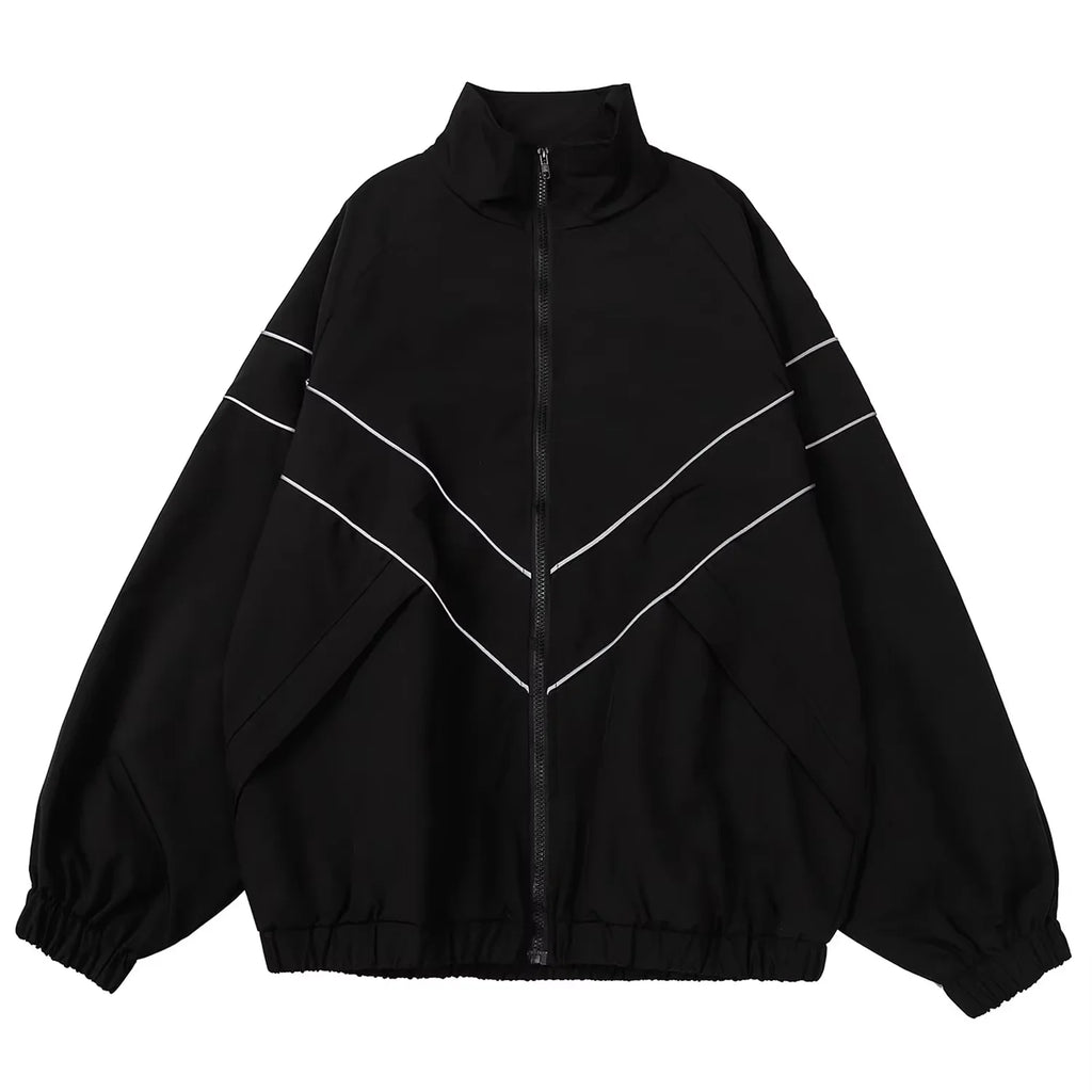 Hip Hop Varsity Jacket Men High Street Patchwork Color Block Windbreaker Outerwear Coats Spring Autumn Thin College Jackets Male
