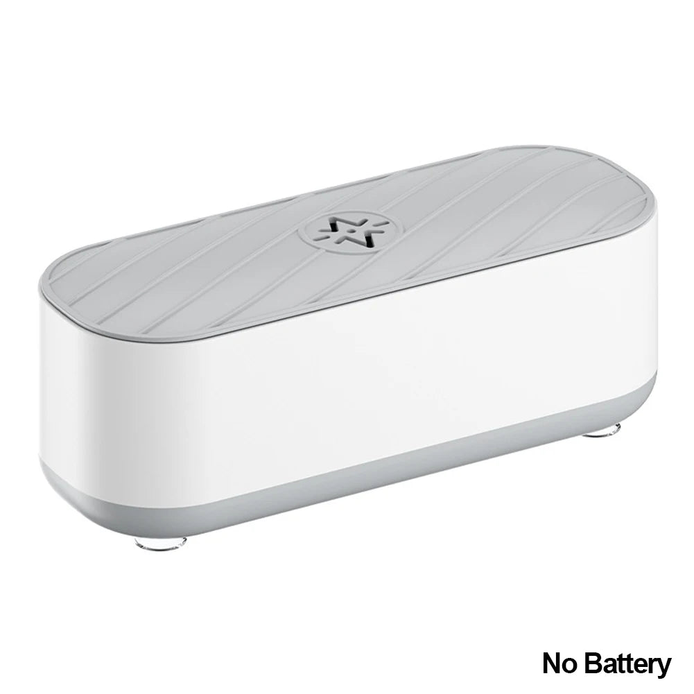 USB Rechargeable Mode Or Battery Mode Ultrasonic Cleaning Machine  High Frequency Vibration Wash Cleaner Jewelry Glasses Cleaner