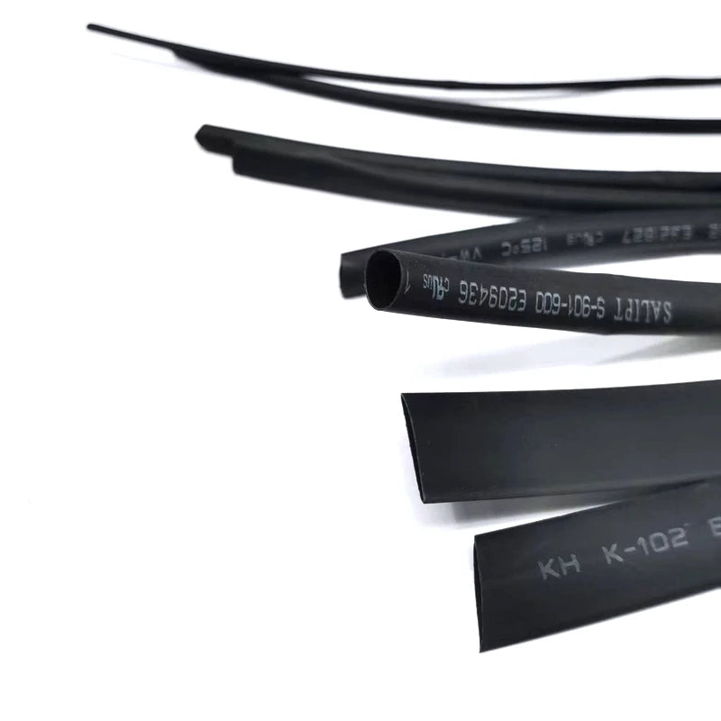 WonderNest Tubo Termo Retrátil Preto 5m 1mm-10mm