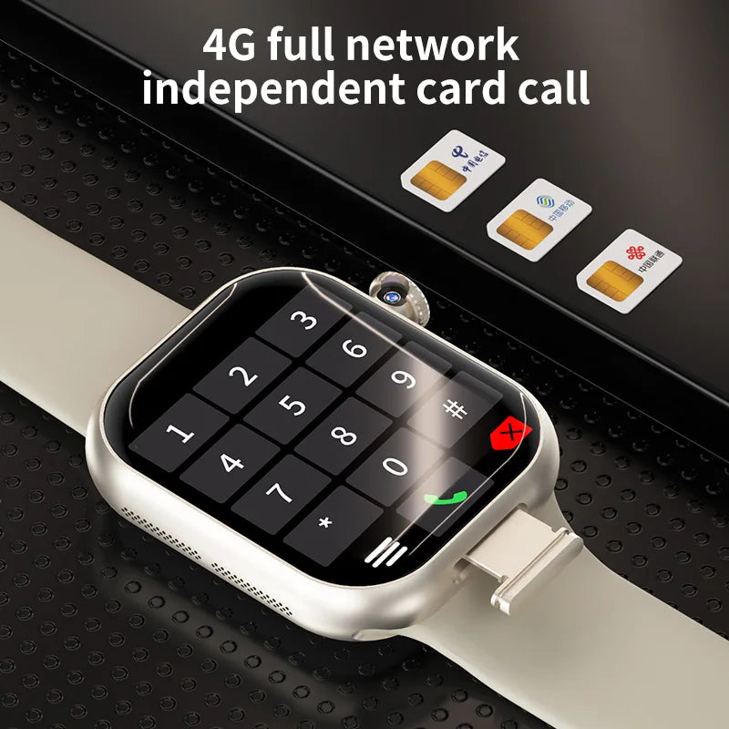 Smartwatch VP29 5G Android 256GB Armazenamento 4G/5G LTE Cartão SIM GPS WIFI Tela Amoled 2.29 polegadas 490*580 NOVO Smartwatch Câmera Rotativa