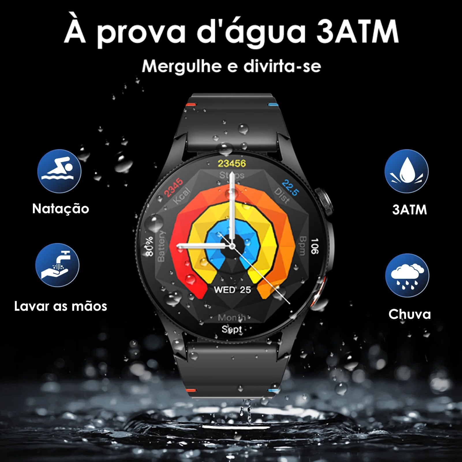Aurafit Trek2: Reloj Smartwatch