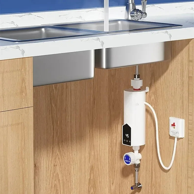 Aquecedor de Água Instantâneo 220V 3000W-5500W Aquecedores Elétricos Portáteis para Chuveiro de Água Quente de Banheiro e Aquecimento de Cozinha Doméstica