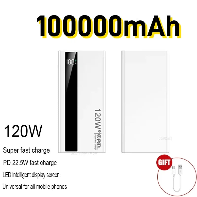 Power Bank 500000mAh 120W Fast Charging Large Capacity Long Endurance