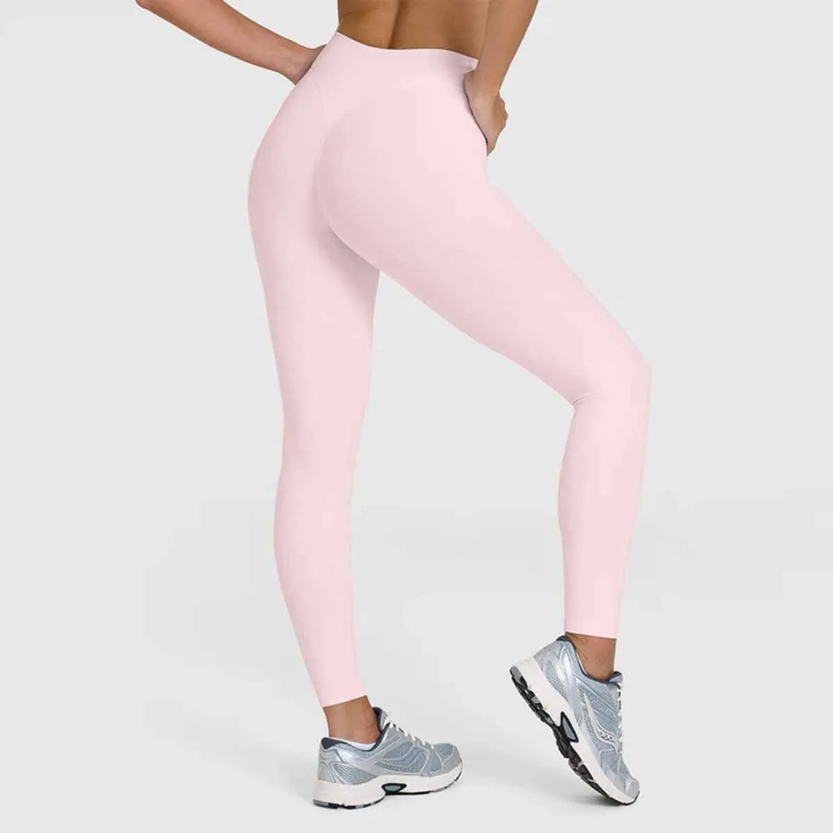 Calça Legging Feminina Nude Academia Cintura Alta Levanta Bumbum Esportiva Fitness Corrida Emagrecedora Comprida Legging Mujer Gym