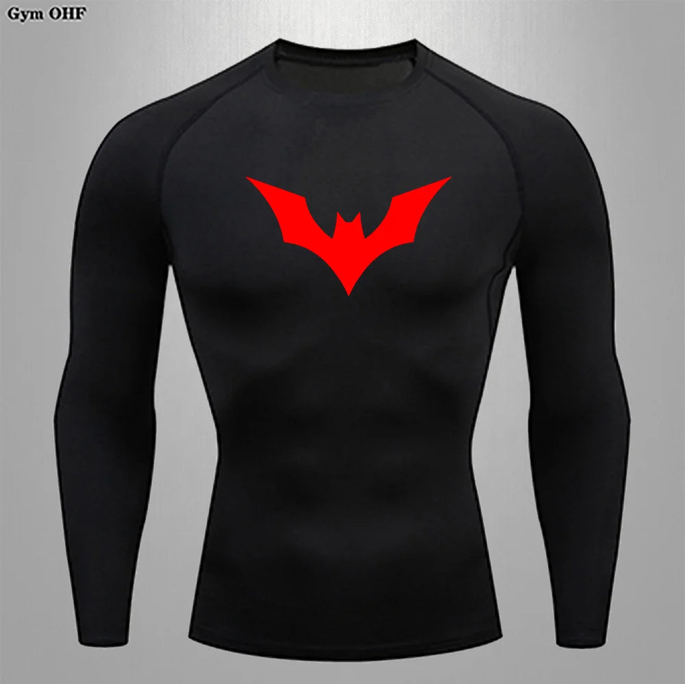 Camiseta Compressão Masculina Spider — Performance e Visual Único