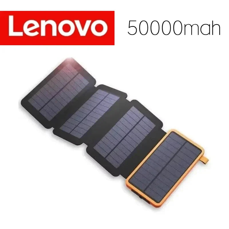 Lenovo Solar Power Bank 200000mAh 4 Panels LED