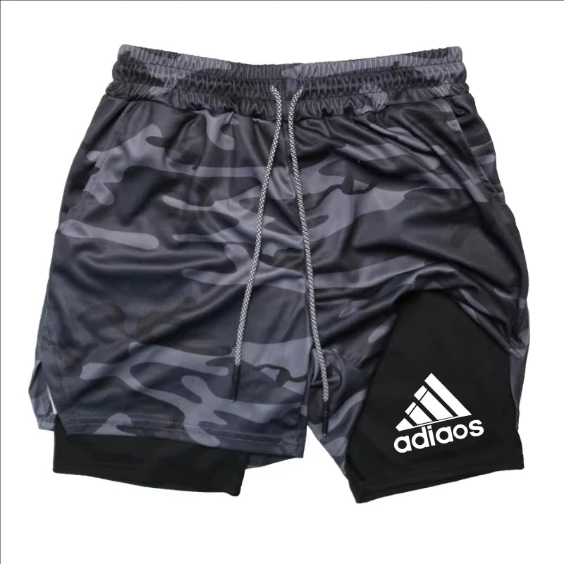 Men's compression shorts running training sports shorts summer gym...