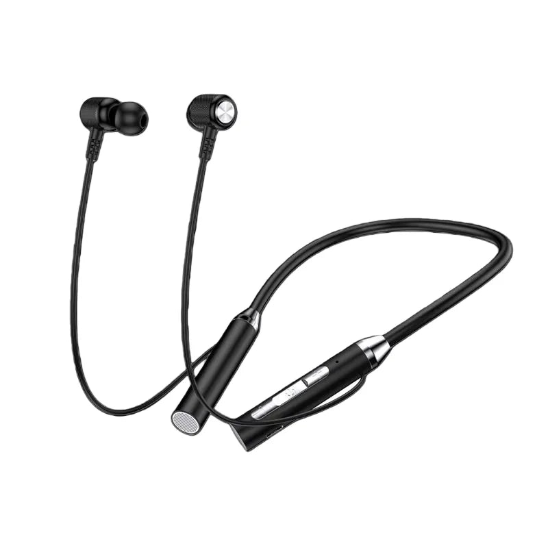 Fones de Ouvido Bluetooth 9D Fones de Ouvido Sem Fio Magnéticos Esportivos de Pescoço TWS Fones de Ouvido Sem Fio Bluetooth com Microfone