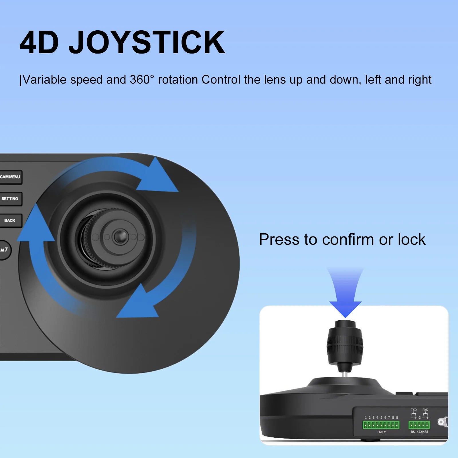 Daipu control PTZ - camera controller - PTZ joystick 4D