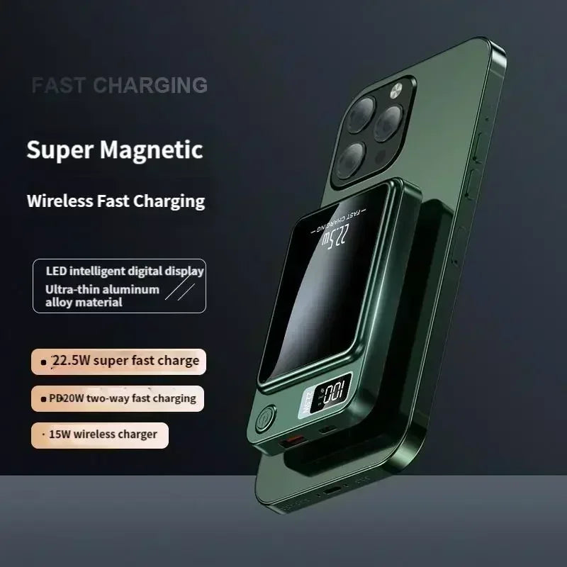 Magnetic Power Bank 50000mAh Wireless Fast Charging Large Capacity