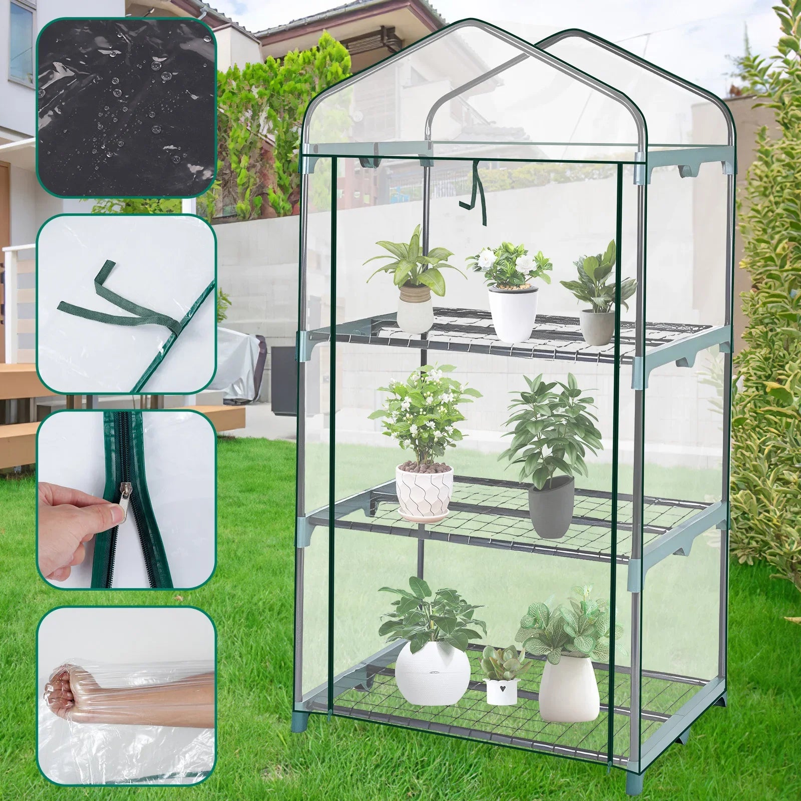 Garden Greenhouse 4/3 Tier