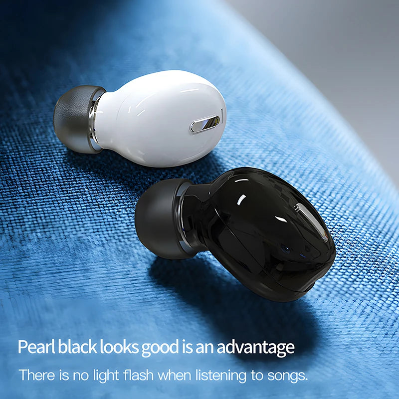 Novo Fone de Ouvido Sem Fio Bluetooth 5.0 com Microfone Intra-Auricular Esportivo à Prova D'água TWS Fone de Ouvido Único Bluetooth Mãos Livres