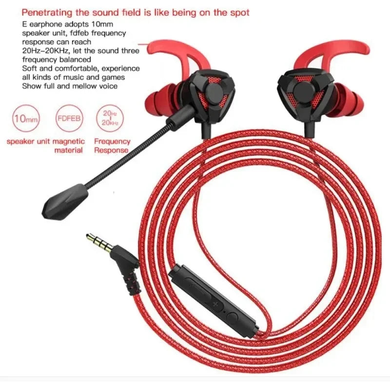 Headset Gamer Fone de Ouvido com Fio Fones de Ouvido para Jogos com Microfone para Pubg PS4 CSGO Casque Celular Tablet Laptop Jogo Universal