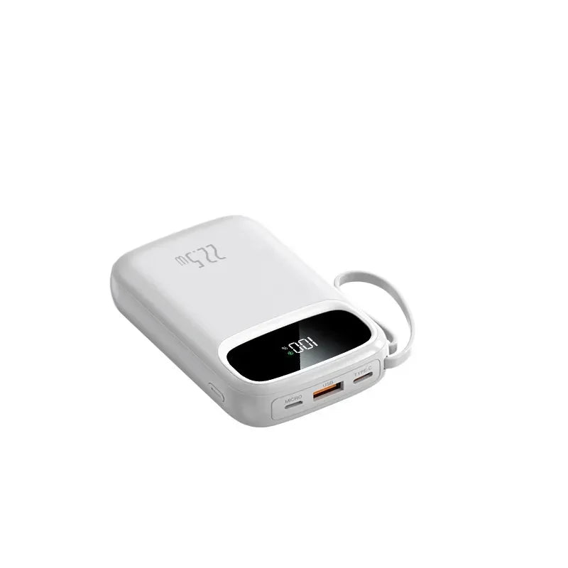 Power Bank 20000mAh 120W Super Fast Charging Large Capacity Cable
