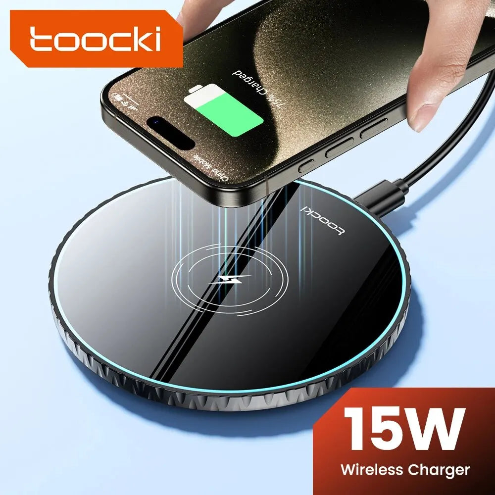 WonderNest Carregador Sem Fio 15W Base de Carregamento Rápido
