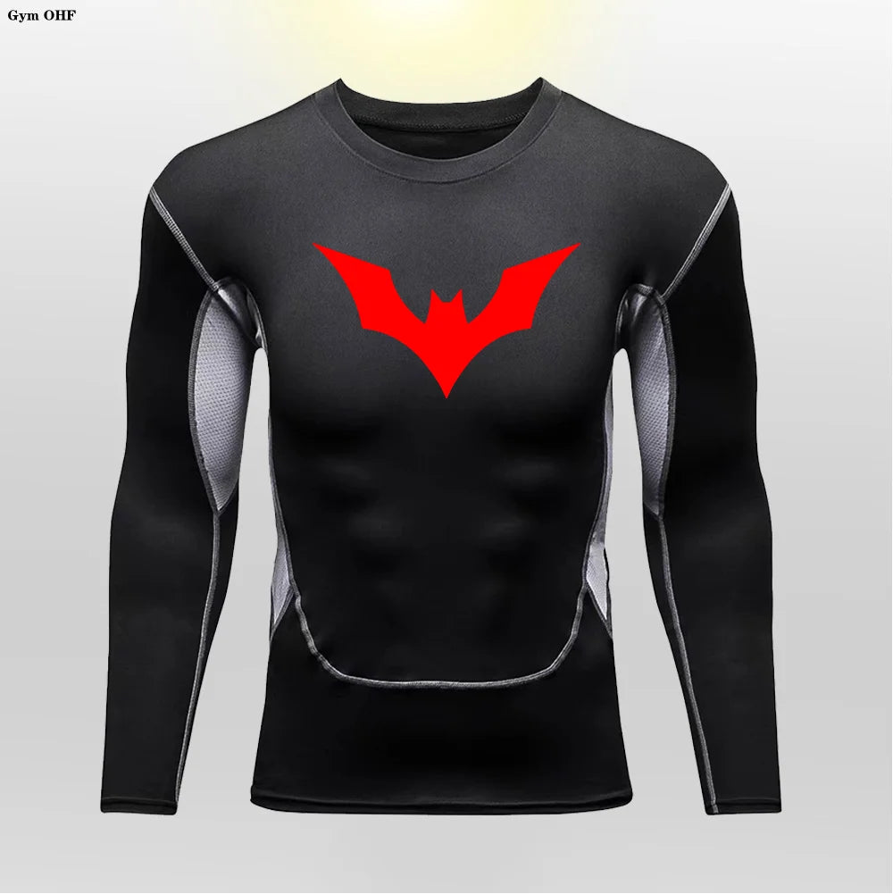 Camiseta Compressão Masculina Spider — Performance e Visual Único