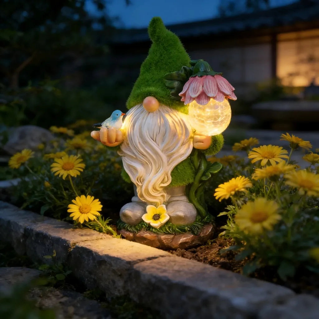Garden Gnome Solar Light Outdoor Waterproof