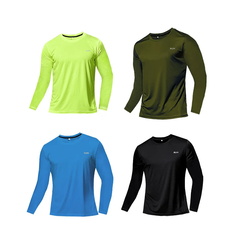 Camiseta Masculina Manga Longa Secagem Rápida — Conforto Total