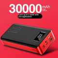 Power Bank com a large capacity de 30000 mAh Rápido charging para...