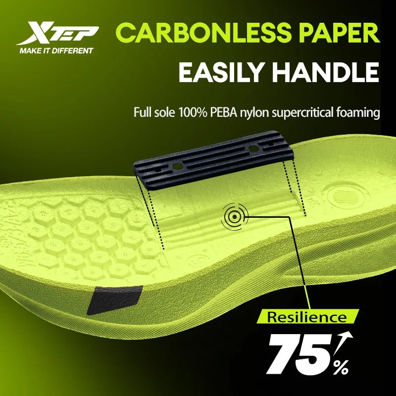 Tênis de Corrida XTEP 2000km PRO Masculino Primavera 2026 Maciez Durabilidade Estabilidade Conforto Leve Esportivo Masculino 874219110026