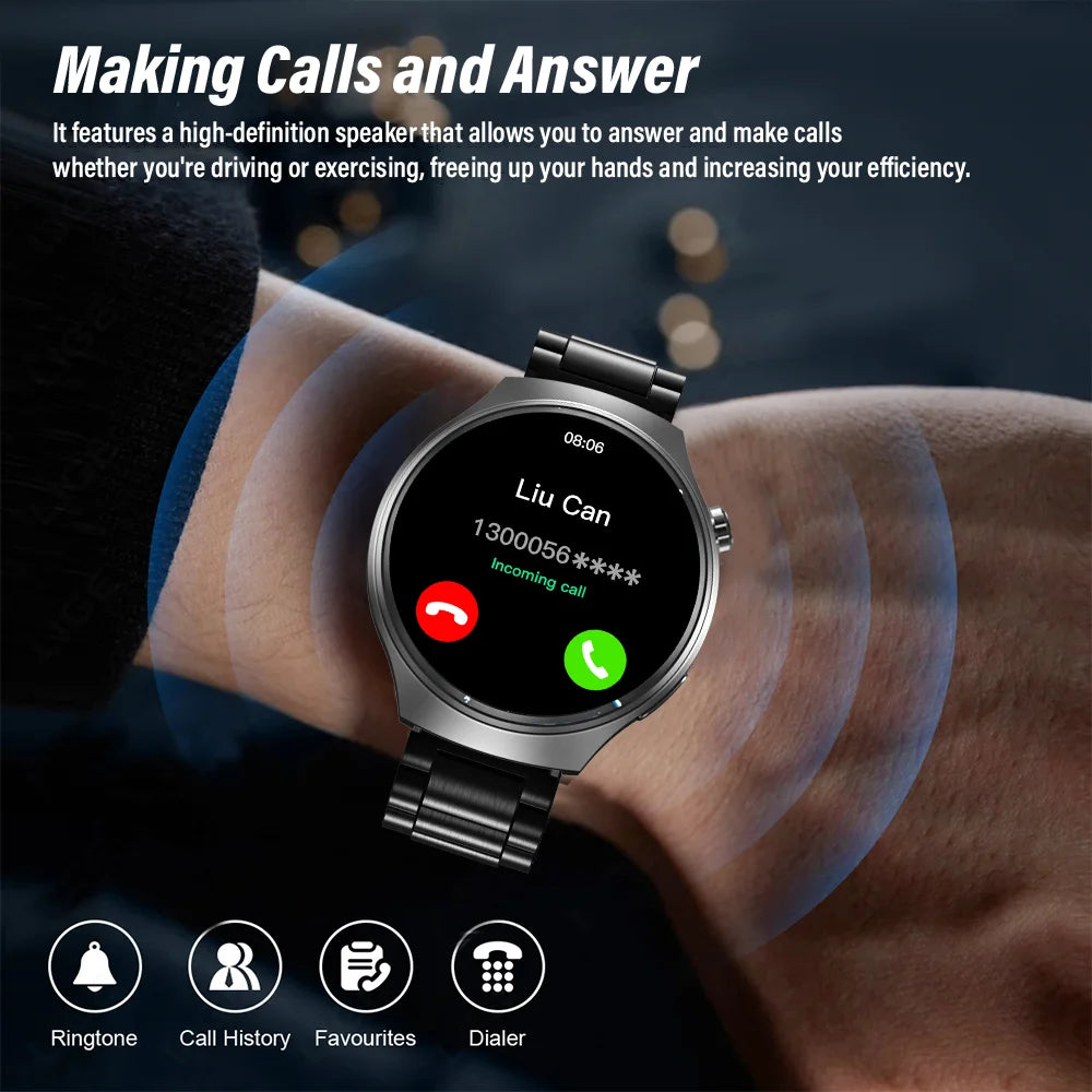 G.L Wear Smart Watch HD Display Bluetooth Call Sports