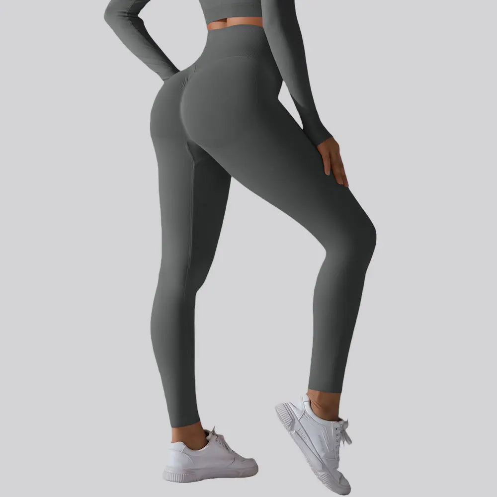 Women Seamless Yoga Pants High Waist Hip Lifting Running Sports Leggings Women's Fitness Workout Yoga Legging Pants Gym Clothing