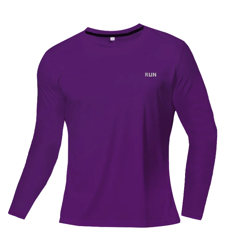 Camiseta Masculina Manga Longa Secagem Rápida — Conforto Total