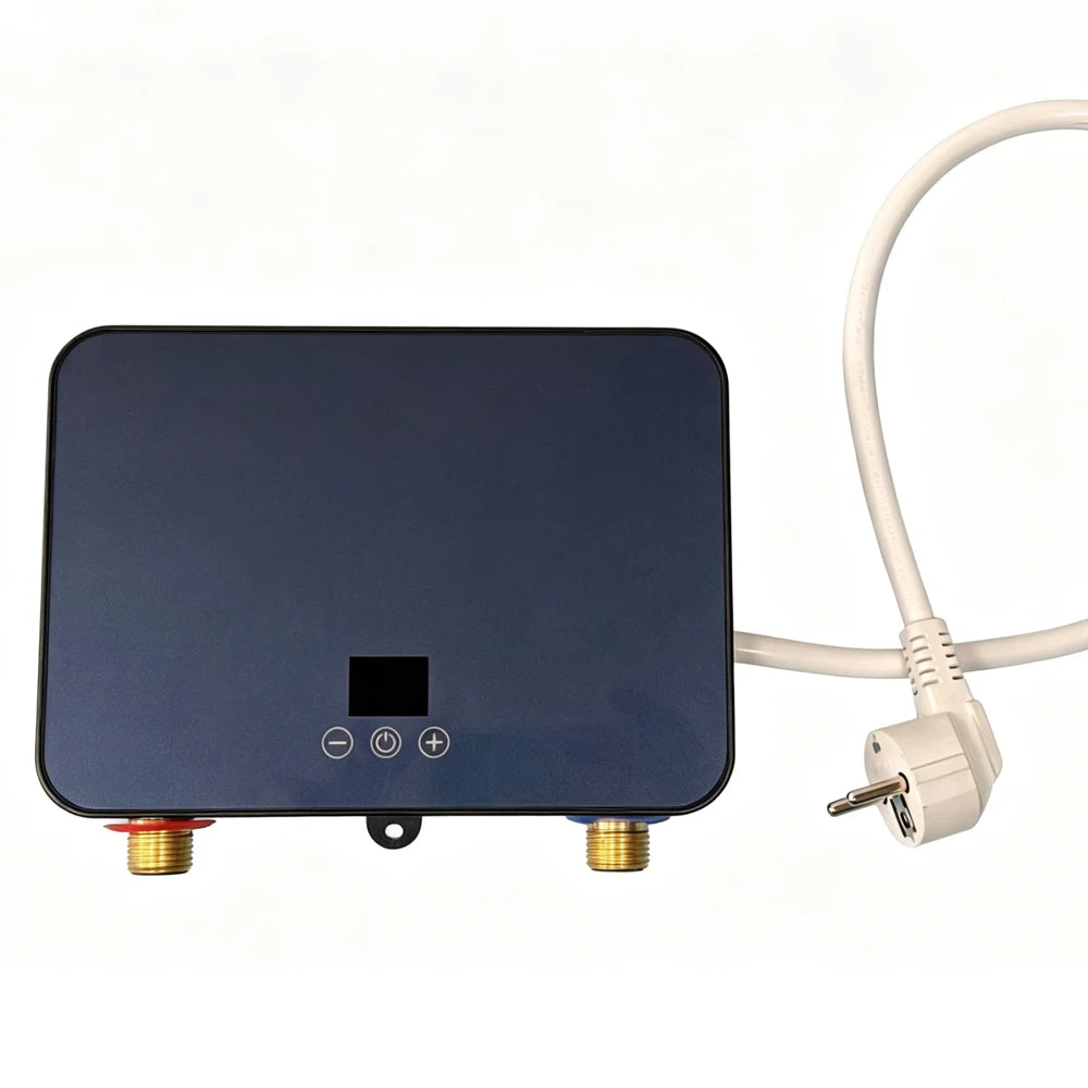 Aquecedor Elétrico de Água Instantâneo 6000W, Temperatura Constante, Aquecedor de Água Quente sem Tanque para Cozinha/Banheiro, Compacto, Seguro, Economia de Energia