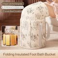 Portable Foldable Foot Soak Bucket Transparent