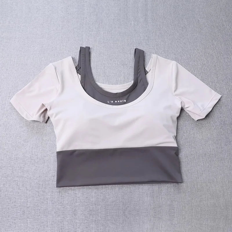 Top Fitness com Bra Embutido — Suporte e Conforto no Treino