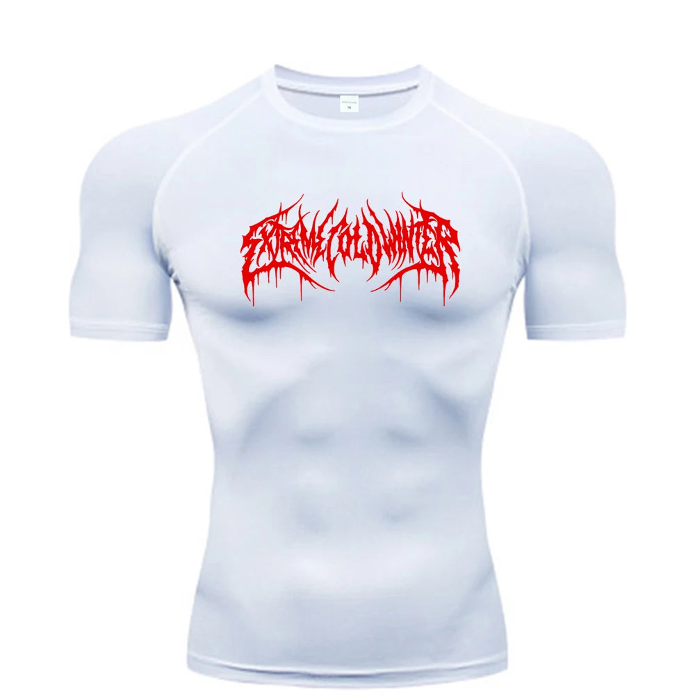 Camiseta Bodybuilding Masculina — Compressão e Estilo na Academia