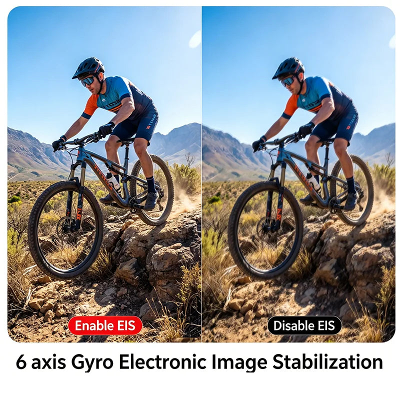 5K Action Camera - 4K60fps 2.0'' - Touchscreen Recording Cam