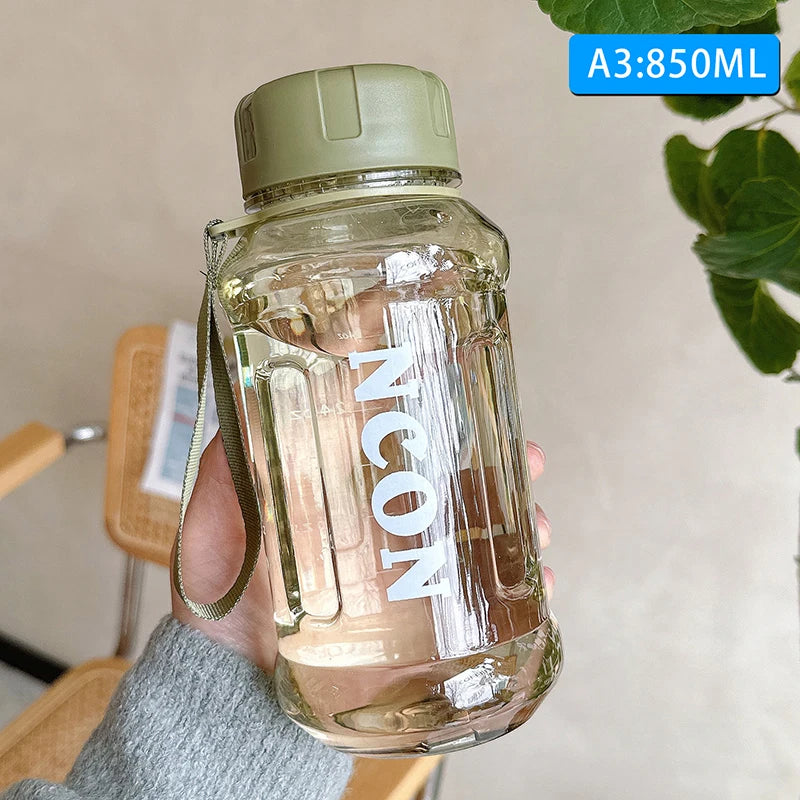 Large Capacity2500/1700ML Water Bottle With Straw Lid Sports Gym Water Kettle For Camping Travel BPA Free Drinking Bottles